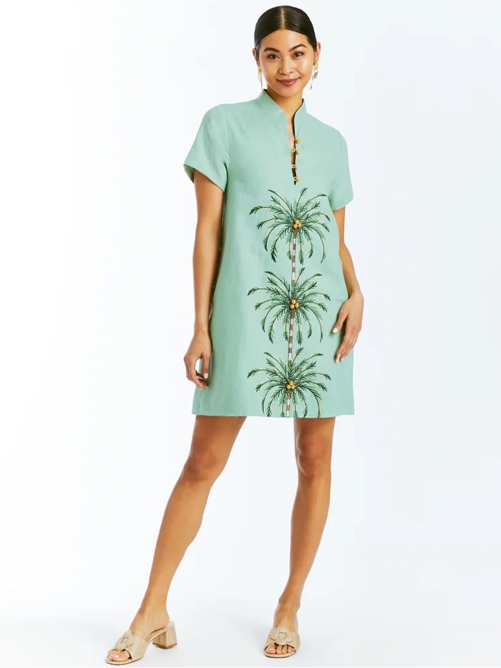 Mestiza Rowen Mini Dress Women’s Size Small Linen Blend